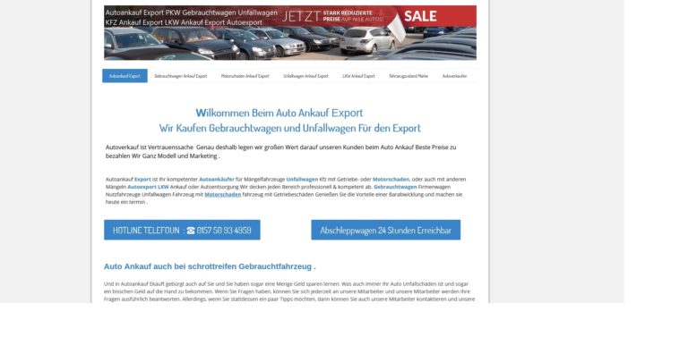 Professioneller und sicherer Auto verkauf mit Autoankauf Menden