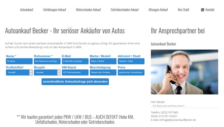 Autoankauf Bochum– Wir kaufen Ihr Auto unkompliziert an!