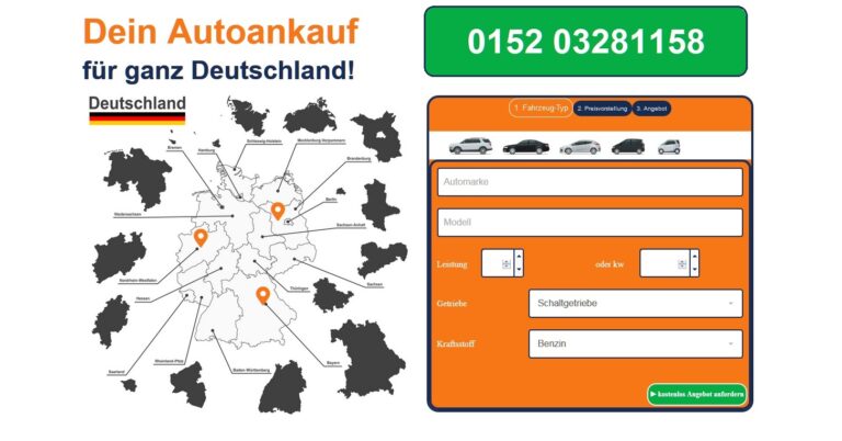Gebrauchtwagen Ankauf in Oranienburg und Nachbarstädten zur TOP Preisen