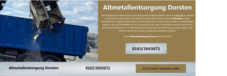 Schrottankauf Wuppertal : mobile Schrotthändler in der Nähe