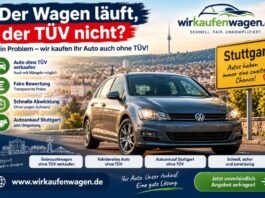 Wert eures Gebrauchtwagens ohne TÜV: So ermittelt ihr den besten Preis für den Verkauf in Stuttgart